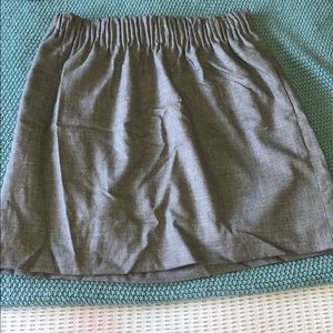 J.crew factory gray tweed skirt